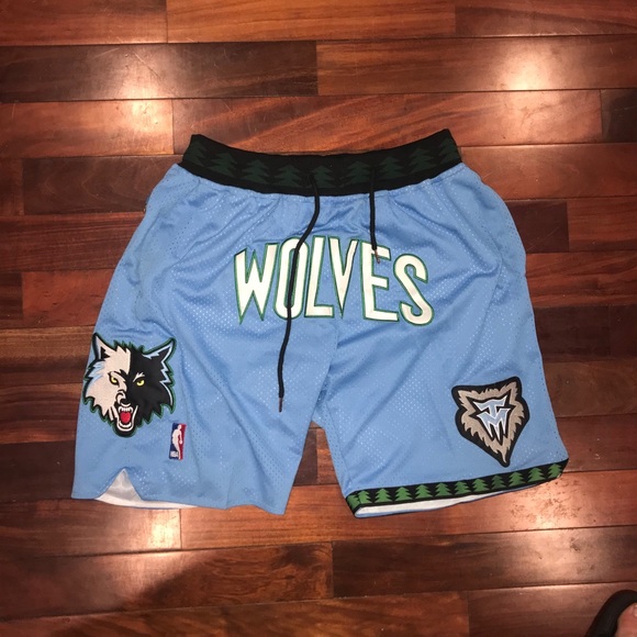 Minnesota timberwolves nba jersey shorts!